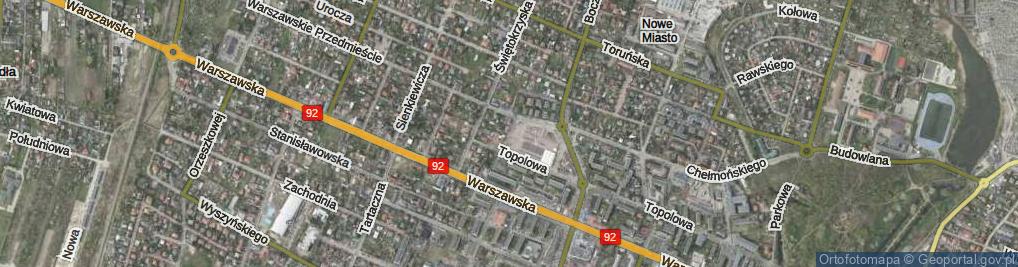 Zdjęcie satelitarne Targowa ul.